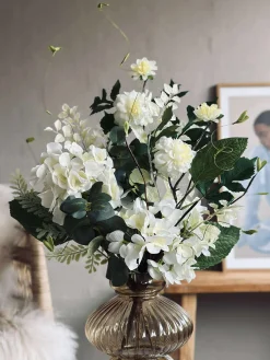 Buket Hortensia - Hvid