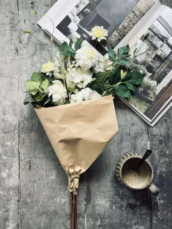 Buket Hortensia - Hvid