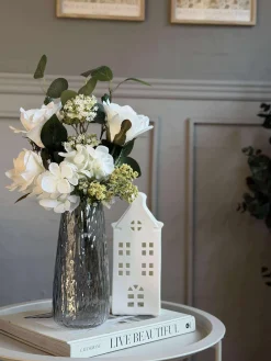 Buket med hortensia - Hvid