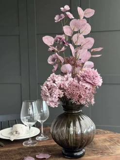 Buket med hortensia - Syren / pink