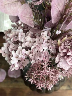 Buket med hortensia - Syren / pink