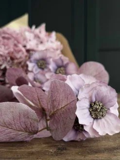 Buket med hortensia - Syren / pink