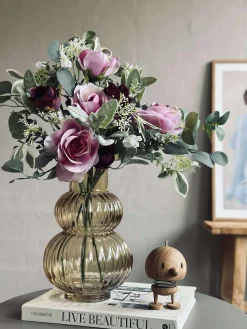 Buket med roser - Pink