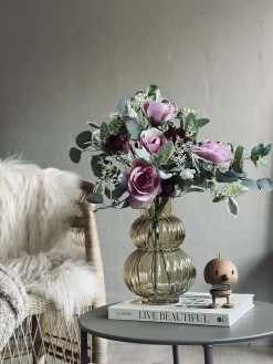 Buket med roser - Pink