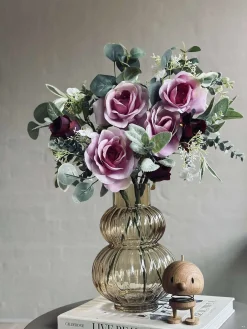 Buket med roser - Pink