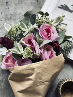 Buket med roser - Pink