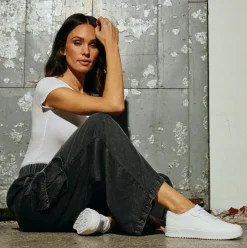 Bukser Victoria cargo - Stone grey