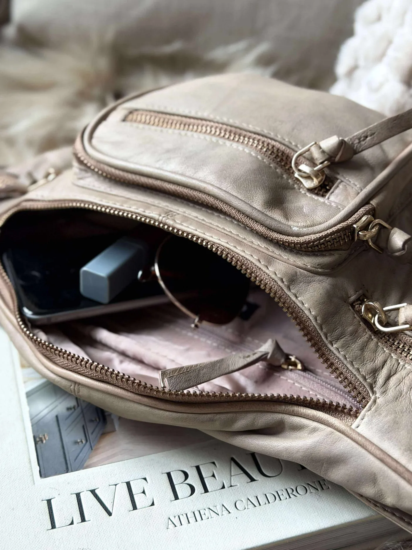 Bumbag – VINTAGE beige