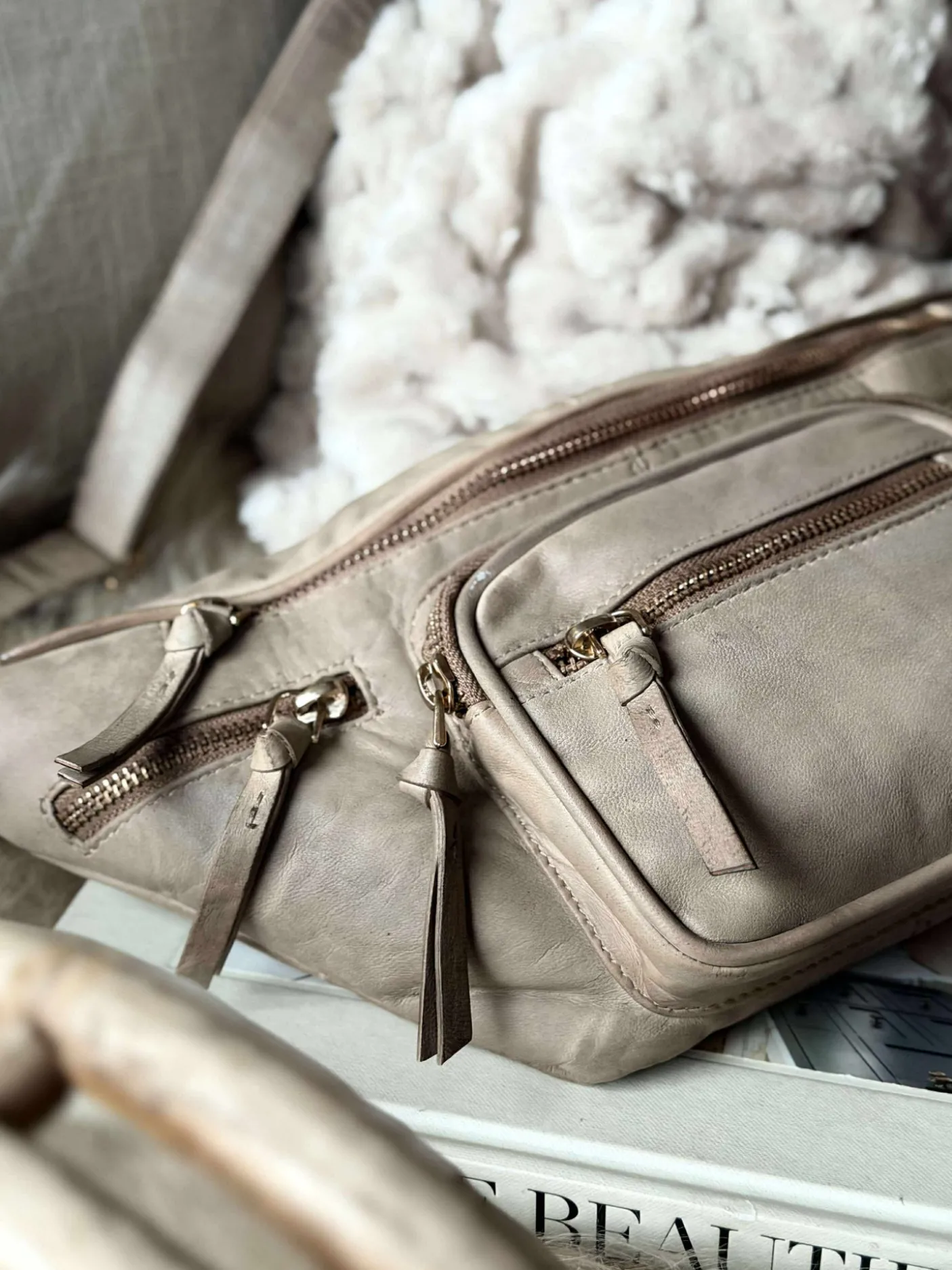 Bumbag – VINTAGE beige