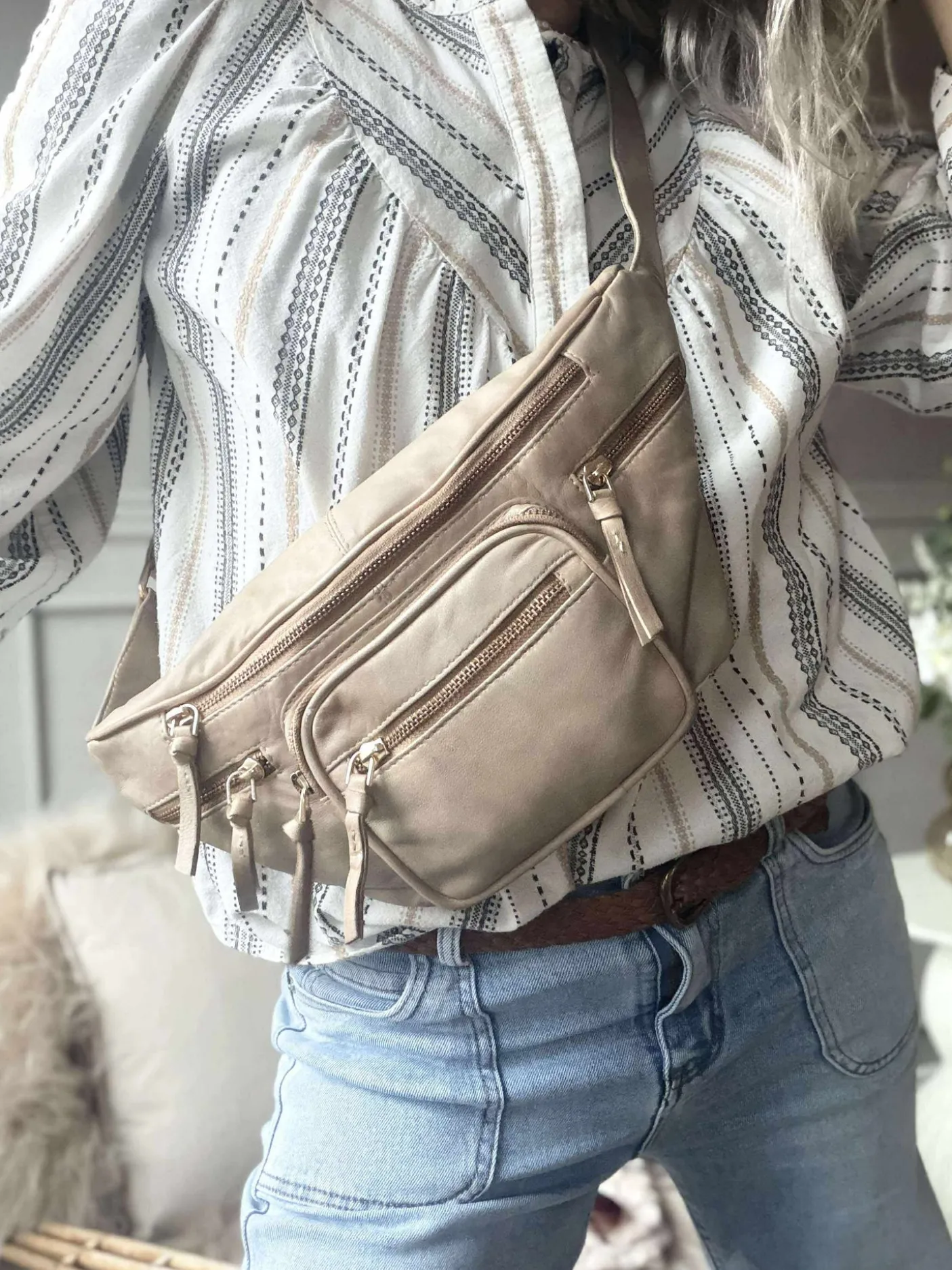 Bumbag – VINTAGE beige