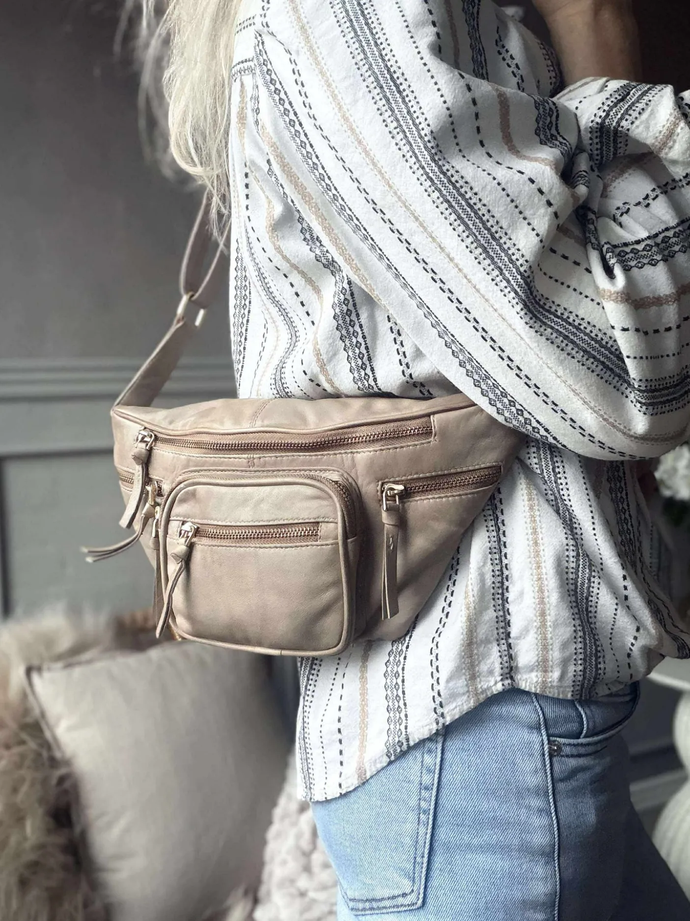 Bumbag – VINTAGE beige