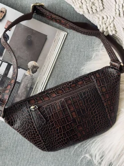 Bumbag brown croco