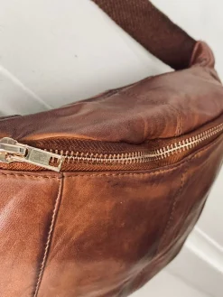 Bumbag JUNE - Dark cognac