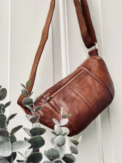 Bumbag JUNE - Dark cognac