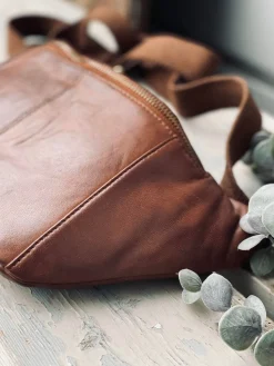 Bumbag JUNE - Dark cognac