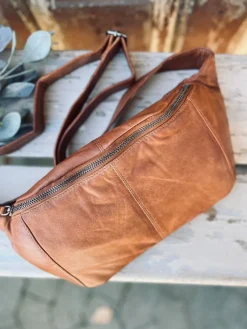 Bumbag JUNE - BIG Cognac