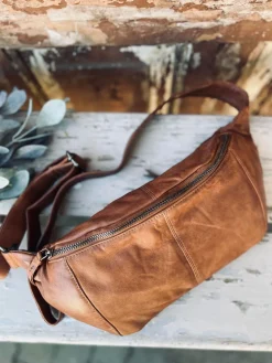 Bumbag JUNE - BIG Cognac