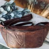 Bumbag JUNE - BIG Dark cognac