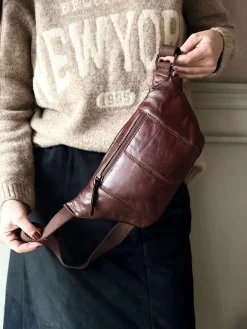 Bumbag JUNE - New Dark cognac