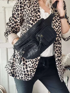 Bumbag Kaya - Sort flet