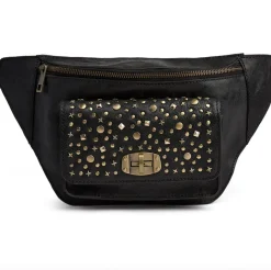 Bumbag med nitter - Black