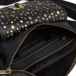 Bumbag med nitter - Black