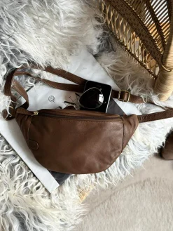 Bumbag Misse - Coffee / Gold