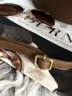 Bumbag Misse - Coffee / Gold