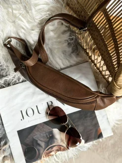 Bumbag Misse - Coffee / Silver