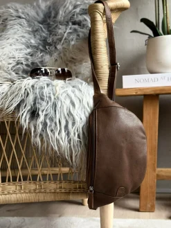 Bumbag Misse - Coffee / Silver