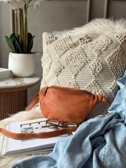 Bumbag Misse - Cognac / Gold