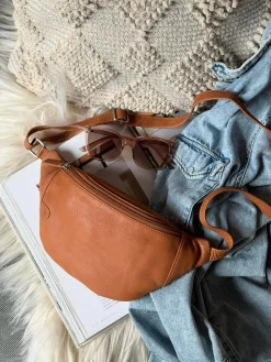 Bumbag Misse - Cognac / Silver