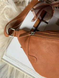 Bumbag Misse - Cognac / Silver