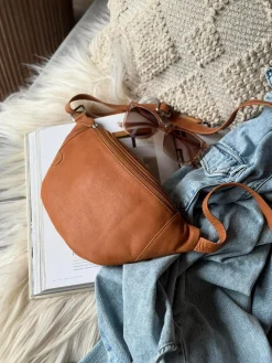 Bumbag Misse - Cognac / Silver