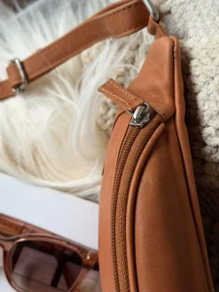 Bumbag Misse - Cognac / Silver