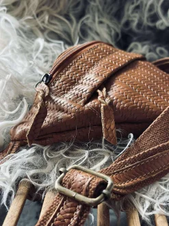 Bumbag Tasha - Cognac flet