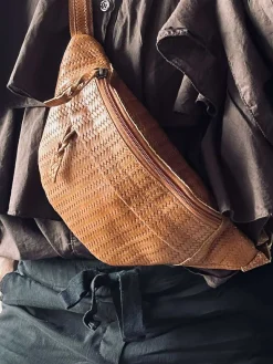 Bumbag Tasha - Cognac flet