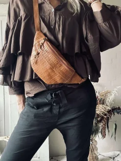 Bumbag Tasha - Cognac flet