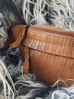 Bumbag Tasha - Cognac flet