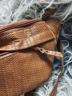 Bumbag Tasha - Cognac flet