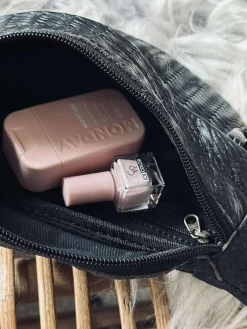 Bumbag Tasha - Sort flet