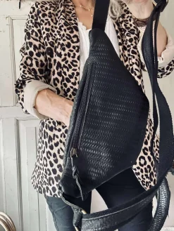 Bumbag Tasha - Sort flet