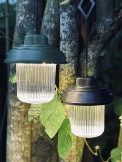 Campinglampe m. ledning - Color mix