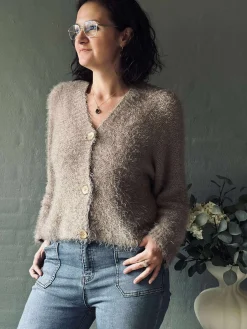 Cardigan Dakota - Dark fango