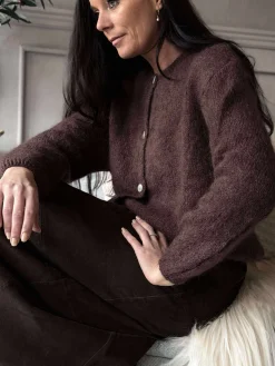 Cardigan Mohair - Chocolate