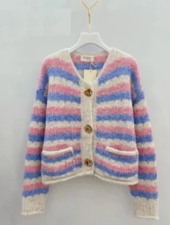 Cardigan Pastel strib