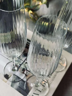 Champagneglas CRYSTAL - Sæt med 4 stk.