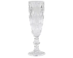 Champagneglas m. diamantudskæring