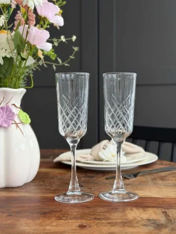 Chanpagne glas - 2 stk