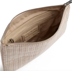 Clutch - Beige Stripe